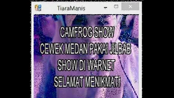 Klip energi HD Camfrog Indonesia Jilbab TiaraManis Warnet 1