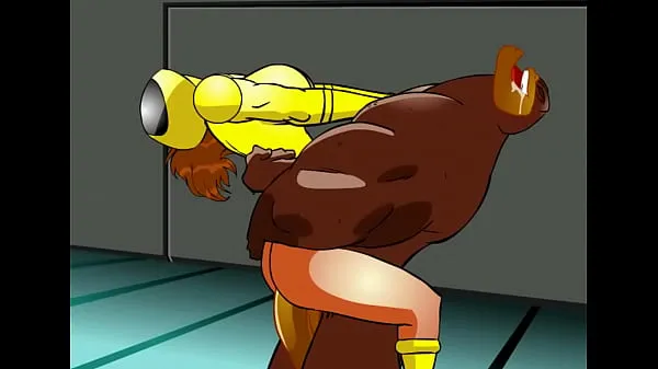 HD Yellow Ranger Bearhug energetické klipy