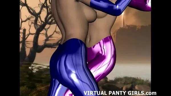 HD Do you like my virtual big tits and pigtails clipes de energia