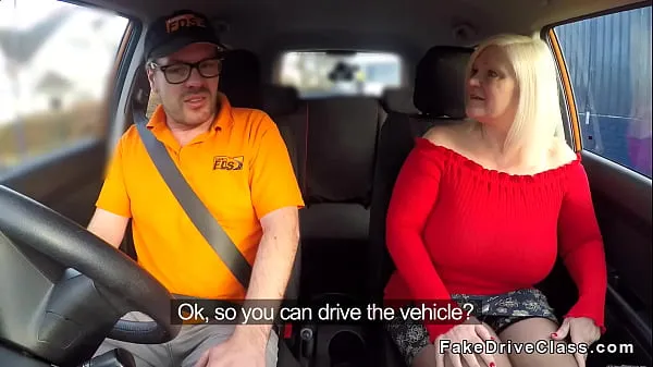 HD Huge tits granny bangs driving instructor energy Clips