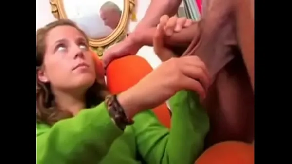 HD step daughter jerks off her energy Clips