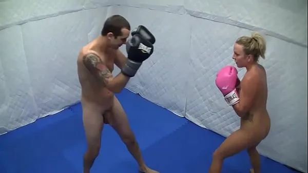 HD Dre Hazel defeats guy in competitive nude boxing match energetické klipy