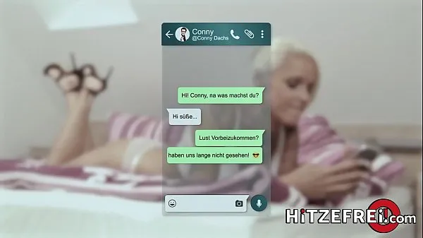 Klipy energetyczne HITZEFREI Hot blonde German MILF found a fuck buddy HD