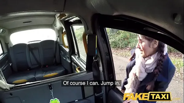 HD Fake Taxi British babe Sahara Knite gives great deepthroat on backseat energieclips