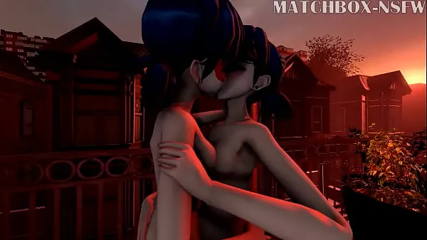 HD Miraculous ladybug lesbian kiss energetické klipy