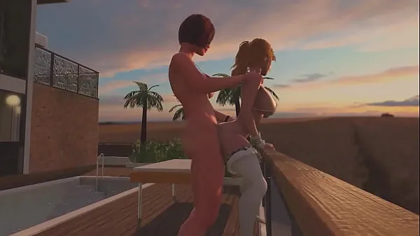 HD Redhead Shemale fucks Blonde Tranny - Anal Sex, 3D Futanari Cartoon Porno On the Sunset energy Clips