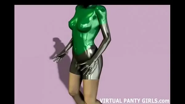 Clips de energía HD 3d Anime Babes In Pantyhose And Lingerie