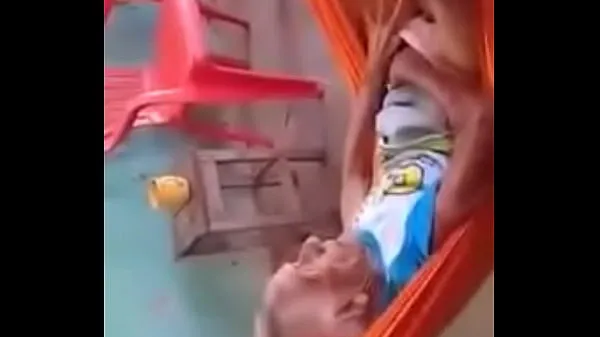 HD Grandmother in the hammock energy Clips