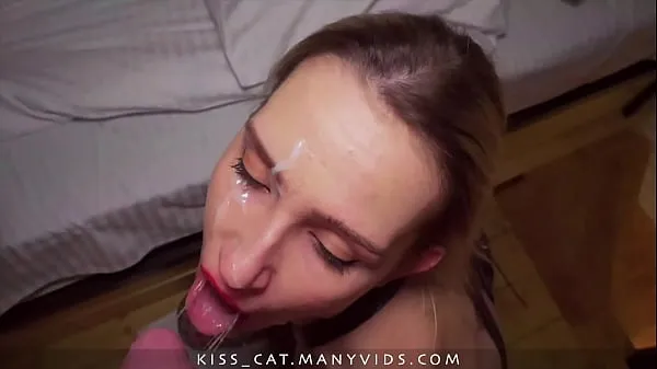HD Tied Up Young Babe for Sloppy Blowjob Deepthroat & FaceFuck with Facial energiklip