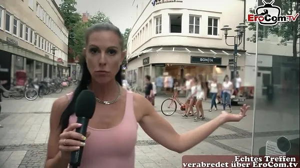 HD German milf pick up guy at street casting for fuck energetické klipy