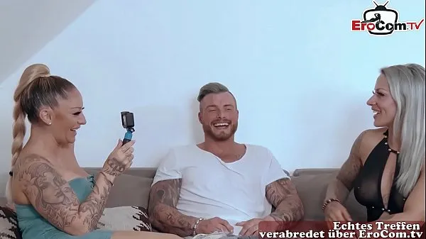 HD German port milf at anal threesome ffm with tattoo energetické klipy