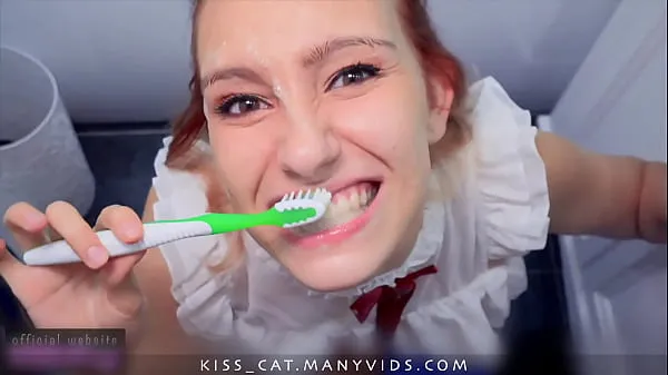 HD I'm Sloppy Sucking with Face Fucking to get Cum for my Teeth energetické klipy