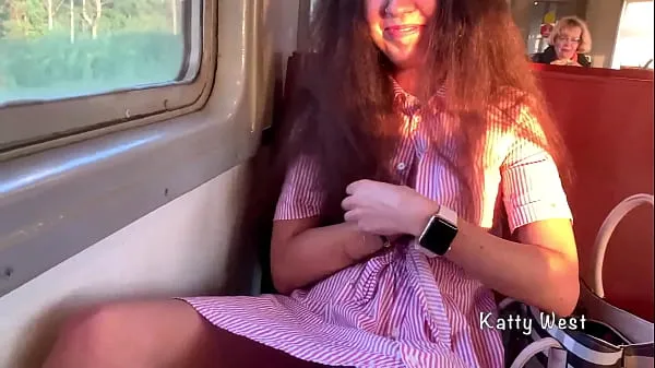 HD the girl 18 yo showed her panties on the train and jerked off a dick to a stranger in public انرجی کلپس