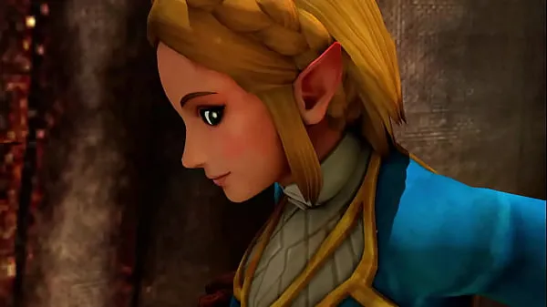 HD Zelda facesits her big ass on Linkle energetické klipy