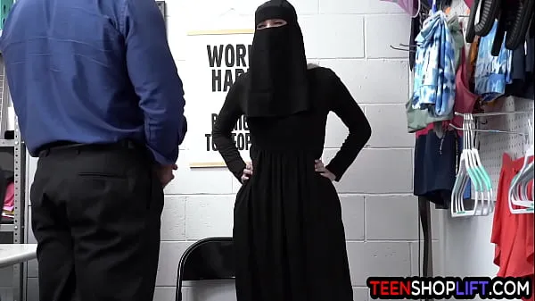 HD Muslim teen thief Delilah Day exposed and exploited after stealing energy Clips