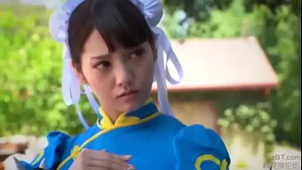 HD Chun li cosplay interracial energetické klipy