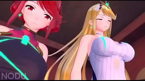 HD This is how they got into smash Pyra and Mythra Klip tenaga