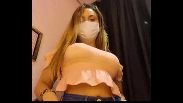 Clip năng lượng I was catched on the fitting room of a store squirting my ted... twitter: bolivianamimi HD