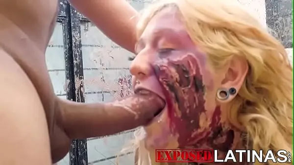 HD ExposedLatinas - Latina blonde zombie girl gets fucked like a beast energy Clips
