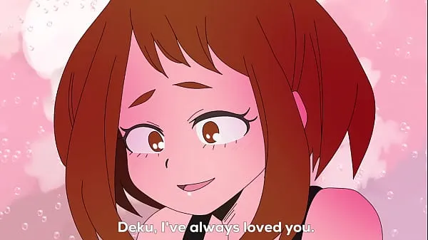 HD Uraraka is fucked by Midoriya after she declares her love for him energialeikkeet