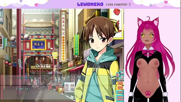 HD VTuber LewdNeko Plays Go Go Nippon and Masturbates Part 6 Klip tenaga