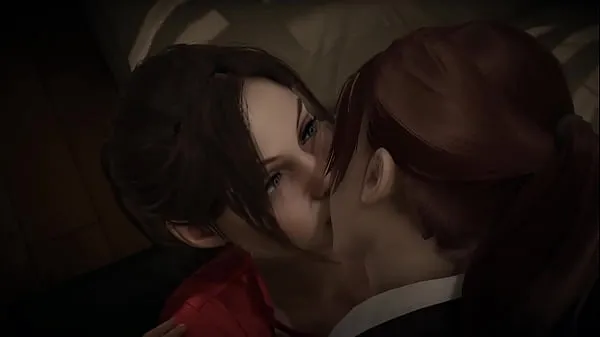 Clip năng lượng Resident Evil Double Futa - Claire Redfield (Remake) and Claire (Revelations 2) Sex Crossover HD