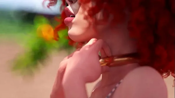 HD Futanari - Beautiful Shemale fucks horny girl, 3D Animated energiklipp