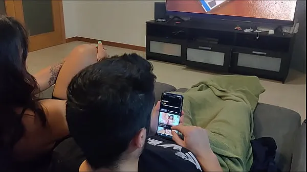 HD my step sister caught me masturbating and watching porn so she made me a blowjob انرجی کلپس