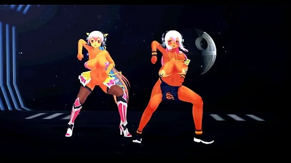 HD Yoiyoi Kokon half naked girls dancing and singing energy Clips