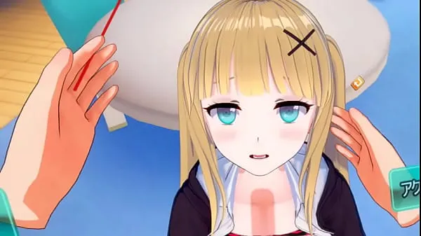 HD Eroge Koikatsu! VR version] Cute and gentle blonde big breasts gal JK Eleanor (Orichara) is rubbed with her boobs 3DCG anime video مقاطع الطاقة