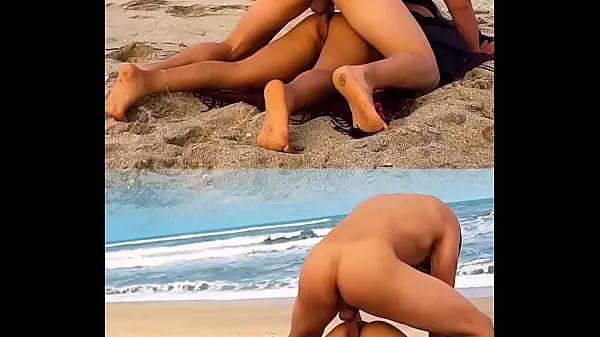 HD UNKNOWN male fucks me after showing him my ass on public beach energiklip