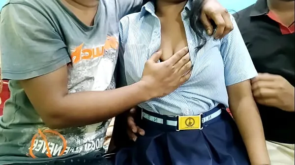 HD Two boys fuck college girl|Hindi Clear Voice energy Clips