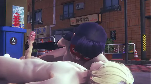 HD Miraculous Lady Bug - Lady Bug handjob and blowjob to CatNoir in the street - Japanese Asian Manga Anime Game Porn 에너지 클립