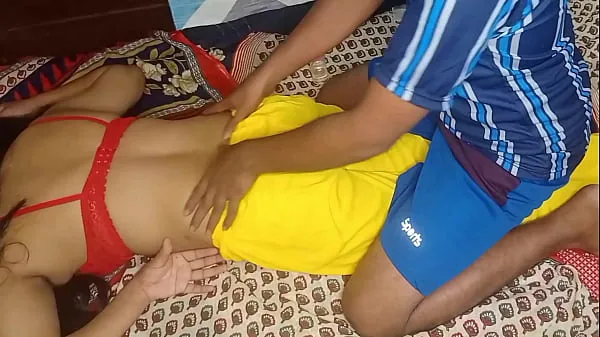 HD Young Boy Fucked His Friend's step Mother After Massage! Full HD video in clear Hindi voice energetski posnetki