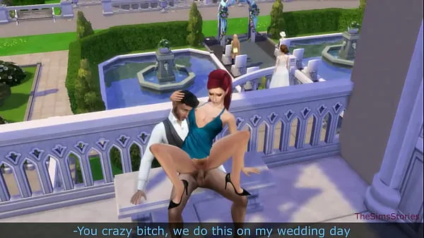 HD The sims 4, the groom fucks his mistress before marriage energetické klipy