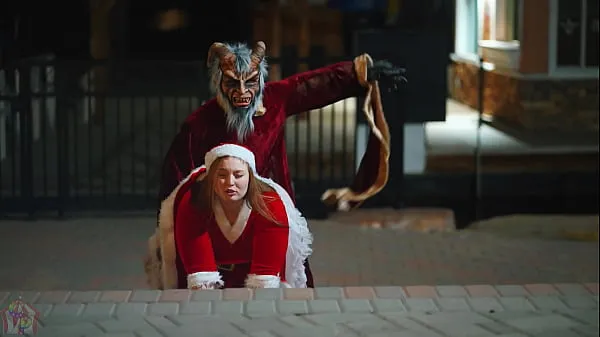 HD Krampus " A Whoreful Christmas" Featuring Mia Dior Klip tenaga