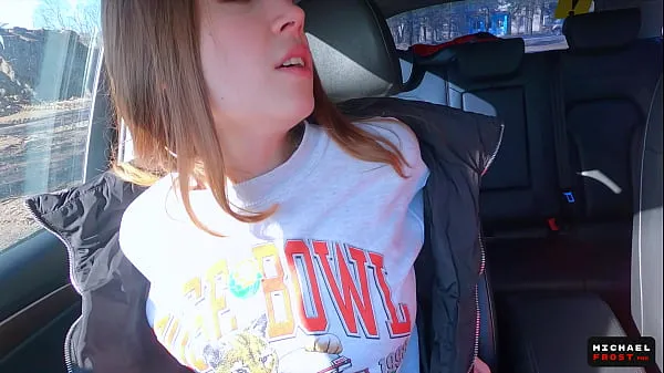 HD Russian Hitchhiker Blowjob for Money and Swallow Cum - Russian Public Agent energy Clips