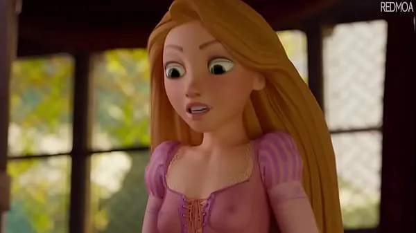 HD Rapunzel Sucks Cock For First Time (Animation energieclips