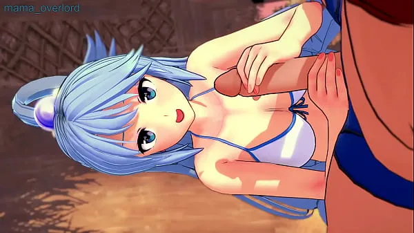HD Goddess Aqua has fun in her new bikini energetski posnetki