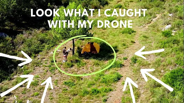 HD Drone accidentaly catches outdoor sex energieclips