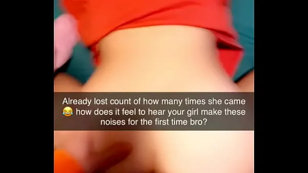 HD Rough Cuckhold Snapchat sent to cuck while his gf cums on cock many times انرجی کلپس