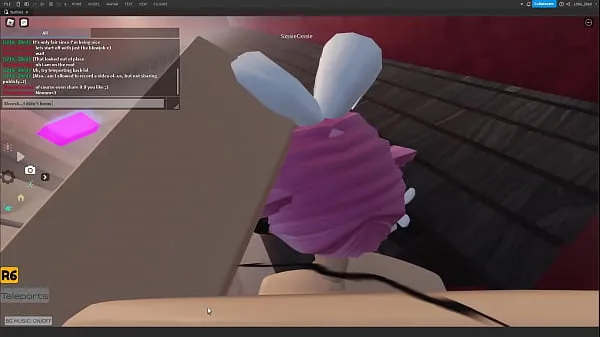 HD Femboy cat pegging bisexual female bunny in a Roblox Studio collab project energieclips