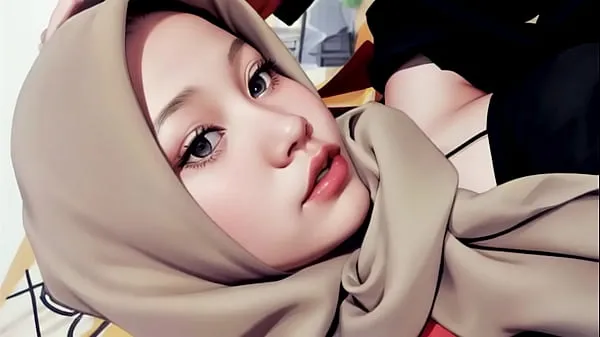 Clips énergétiques Hijab lubricant jerking girlfriend newest HD