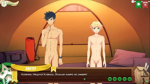 HD Game: Friends Camp. Episode 14. Conversation with Hunter (Russian voice acting คลิปพลังงาน