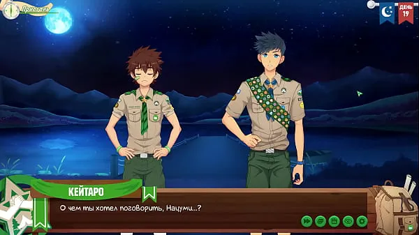 HD Game: Friends Camp, Episode 27 - Natsumi and Keitaro have sex on the pier (Russian voice acting Enerji Klipleri