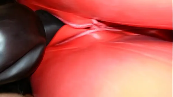 Clip di energia Sexy with latex suit on HD